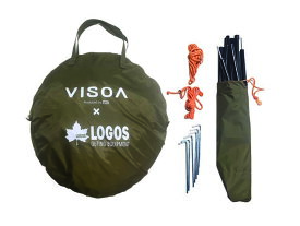 VISOA／槌屋ヤック　U-V1　VISOA×LOGOS カージョイントタープ　（車用　リアゲート取付用タープ）