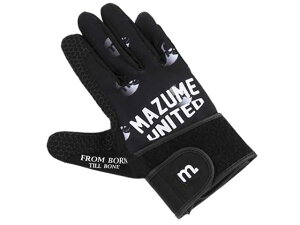 マズメ/mazume MZGL-S598 ゲームフィッシングサポーターグローブ カラー:ブラック (ジギング/オフショア用手袋)