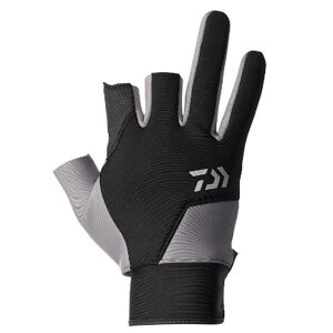 ダイワ/DAIW DG-7524W オールラウンド防寒グローブ 3本カット カラー:グレー (釣り用手袋)