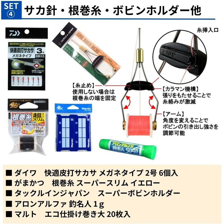 鮎仕掛け製作キット｜釣り糸・ライン