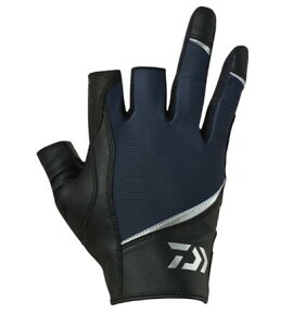 【ダイワ】DG-7625 コーデュラ ジギンググローブ3本カット   ネイビー  Mサイズ