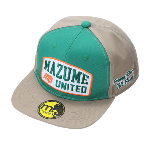 【マズメ】MZCP-540 mazume FLAT CAP ヴィンテージ グリーン | つり具トビヌケ