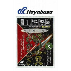 【ハヤブサ】C216 瞬貫わかさぎ 秋田キツネ型 5本鈎 1号