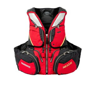 【シマノ】VF-120W ネクサス フローティングベスト レッド  Lサイズ