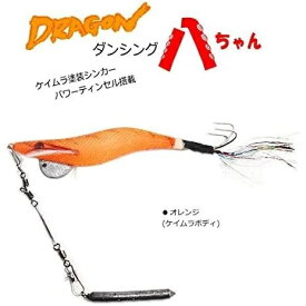 【マルシン漁具】ダンシング八ちゃん 3.5号　ケイムラオールオレンジ【エギ　タコ　釣り】