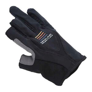 【マズメ】MZGL-S837mazume ライトグローブ(3本カット) ブラック  Lサイズ