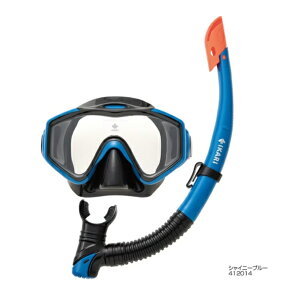 【イカリ】SM-120 スノーケルマスクセット レギュラー #シャイニーブルー