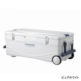 【シマノ(SHIMANO)】スペーザ ホエール ライト 450 LC-045L ピュアホワイト 大型クーラーボックス 45L 釣り 船 青物 ショアジギング オフショア キャスター付 フィッシング キャンプ 防災