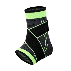 【一人様4枚まで】 足首 サポーター スポーツ用 医療用 足首固定 バンド ベルト ねんざ 捻挫 足底腱膜炎 固定 バンド 軽量 保護 怪我予防 スポーツ 足首用 歩行サポート グリーン オレンジ 1