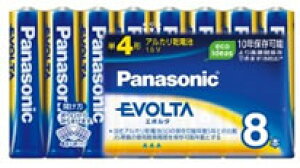 パナソニック エボルタ アルカリ乾電池 単4形 (8本) 防災 備蓄