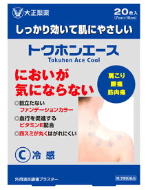 【第3類医薬品】大正製薬　トクホンエース　冷感　(20枚入)　【セルフメディケーション税制対象商品】