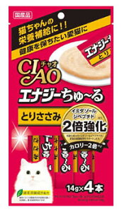 いなばペットフード CIAO チャオ エナジーちゅ〜る とりささみ 14g (4本)