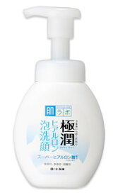 ロート製薬　肌ラボ　ハダラボ　極潤　ゴクジュン　ヒアルロン泡洗顔　本体　(160mL)　洗顔フォーム