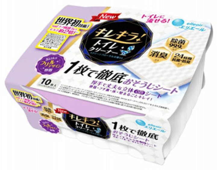楽天市場】大王製紙 エリエール キレキラ! トイレクリーナー 1枚で徹底おそうじシート クリーンフローラル 本体 (10枚) : ツルハドラッグ 楽天市場】大王製紙 エリエール キレキラ! トイレクリーナー 1枚で徹底おそうじシート クリーンフローラル 本体 (10枚) : ツルハドラッグ
