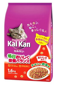 マースジャパン　カルカン　ドライ　チキンと野菜味　(1.6kg)　成猫用　キャットフード