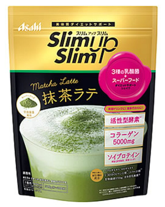 楽天市場】アサヒ スリムアップスリム 酵素+スーパーフードシェイク 抹茶ラテ (315g) ダイエットシェイク ※軽減税率対象商品 : ツルハドラッグ 楽天市場】アサヒ スリムアップスリム 酵素+スーパーフードシェイク 抹茶ラテ (315g) ダイエットシェイク ※軽減税率対象商品 : ツルハドラッグ