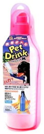 ドギーマン　ペットドリンク　M　ピンク　500mL　(1個)　犬　猫　携帯用給水器　水飲み