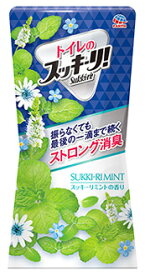 【特売】　アース製薬 トイレのスッキーリ！ スッキーリミントの香り (400mL) トイレ用 消臭・芳香・脱臭 Sukki-ri!