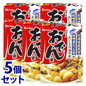 《セット販売》 ハウス食品 おでんの素 (19.3g×4袋)×5個セット ※軽減税率対象商品