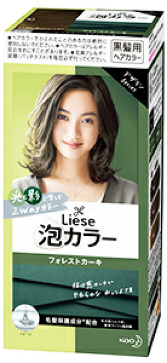 楽天市場 花王 リーゼ 泡カラー フォレストカーキ 1セット ヘアカラーリング剤 黒髪用ヘアカラー 医薬部外品 ツルハドラッグ