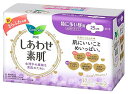花王 ロリエ しあわせ素肌 ふんわりタイプ 特に多い昼用 羽つき 25cm (17個入) 生理用ナプキン 備蓄　【医薬部外品】
