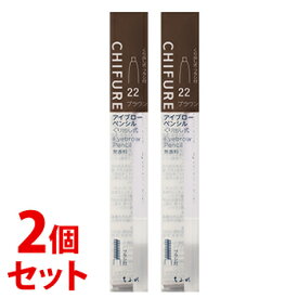 《セット販売》　ちふれ化粧品 アイブロー ペンシル くり出し式 22 ブラウン (1本)×2個セット CHIFURE