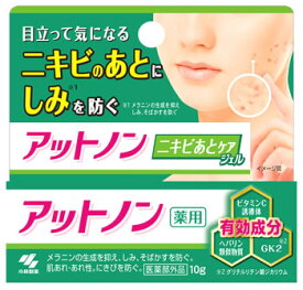 小林製薬 アットノン ニキビあとケアジェル (10g) ニキビケア　【医薬部外品】