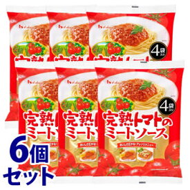 《セット販売》　ハウス食品 完熟トマトのミートソース (130g×4袋)×6個セット パスタソース　※軽減税率対象商品