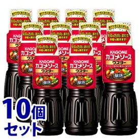 《セット販売》　カゴメ カゴメ醸熟ソース ウスター (500mL)×10個セット 調味料 ウスターソース　※軽減税率対象商品