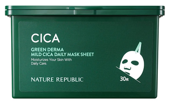 ネイチャーリパブリック グリーンダーマ CICA デイリーシートマスク (30枚) フェイスマスク パック NATURE REPUBLIC