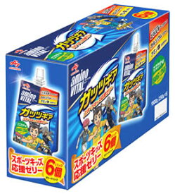 味の素 アミノバイタル ゼリードリンク ガッツギア マスカット味 (250g×6個) スポーツキッズ応援 ゼリー飲料 アミノ酸　※軽減税率対象商品