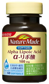 大塚製薬 ネイチャーメイド α-リポ酸 アルファリポ酸 30日分 (60粒) プラスオンサプリメント　※軽減税率対象商品