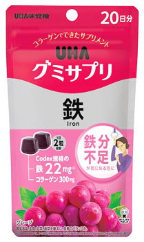 UHA味覚糖 グミサプリ 鉄 20日分 (40粒)　※軽減税率対象商品