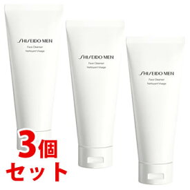 《セット販売》　資生堂 メン フェイス クレンザー (130g)×3個セット 男性用 洗顔料 SHISEIDO MEN