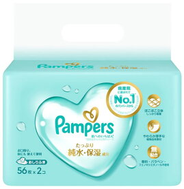 【特売】　P&G パンパース 肌へのいちばん おしりふき (56枚×2個) ベビー用品 トイレ用品　【P＆G】