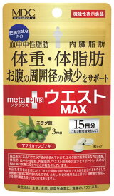 メタボリック ウエストマックス (45粒) 15日分 エラグ酸 ダイエットサプリメント 機能性表示食品　※軽減税率対象商品