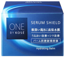 コーセー ONE BY KOSE セラム シールド (40g) バーム状 美容液 ワンバイコーセー　【医薬部外品】高保湿 新感触 高保水密封バーム エイジング症状 グリーンフローラルの香り