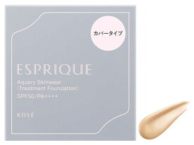 コーセー エスプリーク アクアリー スキンウェア カバー 02 ナチュラルベージュ (13g) SPF50 PA++++ ファンデーション ESPRIQUE