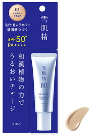 コーセー 雪肌精 ブライト BBエッセンス 01 やや明るい自然な色 SPF50+ PA++++ (30g) 化粧下地 SEKKISEI