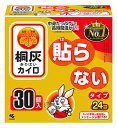 小林製薬 桐灰カイロ はらない 函入 (30個) 使いすてカイロ 防災 備蓄