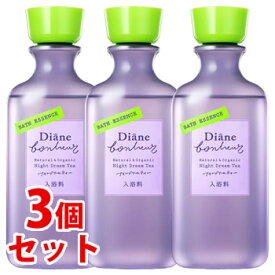 《セット販売》　モイストダイアン ダイアン ボヌール バスエッセンス ナイトドリームティーの香り (280mL)×3個セット 入浴料 バスオイル　【送料無料】　【smtb-s】