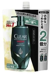 j[o NAtH[ g[^PA XJvVv[ ߂p (560g) lߑւp CLEAR for men