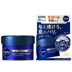 【特売】　花王 ニベアメン アクティブエイジ マルチケアクリーム (85g) 男性用 フェイスクリーム　【医薬部外品】