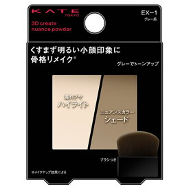 カネボウ ケイト 3Dクリエイトニュアンスパウダー EX-1 グレー系 (3.4g) フェイスカラー KATE