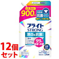 《セット販売》　ライオン ブライト ストロング STRONG 漂白＆抗菌ジェル つめかえ用 (900mL)×12個セッ…