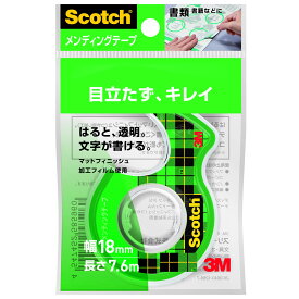 スリーエム ジャパン 3M スコッチ メンディングテープ CM18-DC (18mm×7.6m) 粘着テープ
