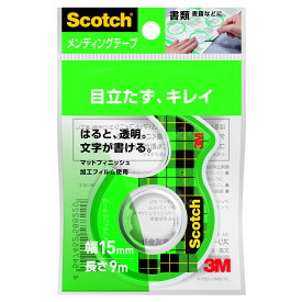 スリーエム ジャパン 3M スコッチ メンディングテープ CM16-DC (15mm×9m) 粘着テープ