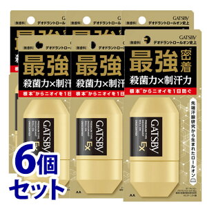 《セット販売》 マンダム ギャツビー EXプレミアムタイプデオドラントロールオン 無香料 (60mL)×6個セット 制汗剤 【医薬部外品】