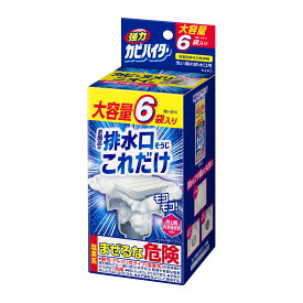 花王 強力カビハイター 排水口そうじ これだけ (40g×6袋) 浴室用排水口洗浄剤