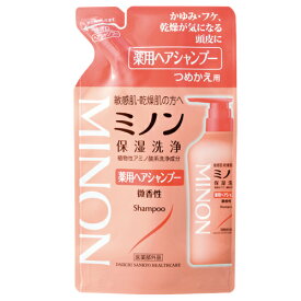 第一三共ヘルスケア ミノン薬用ヘアシャンプー つめかえ用 (380mL) 詰め替え用 スカルプケア　【医薬部外品】